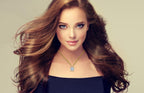 18K Yellow Gold 1/2 Carat Created Cubic Zirconia Princess Stud Necklace Plated 18 inch