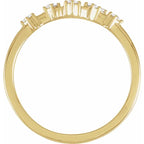 14K Yellow Gold 1/5 CTW Natural Diamond Cancer Constellation Ring