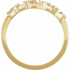 14K Yellow Gold 1/5 CTW Natural Diamond Capricorn Constellation Ring