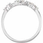 14K White Gold 1/5 CTW Natural Diamond Scorpio Constellation Ring