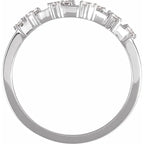 14K White Gold 1/5 CTW Natural Diamond Capricorn Constellation Ring