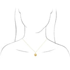 14K Yellow Gold Floral 16-18" Necklace