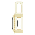 14K Yellow Gold Natural Black Onyx Men's Pendant