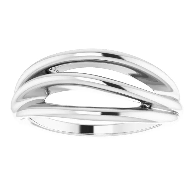 Sterling Silver Negative Space Ring