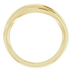 14K Yellow Gold Negative Space Ring