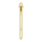 14K Yellow Gold Stackable Spike Ring