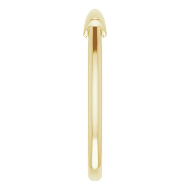 14K Yellow Gold Stackable Spike Ring