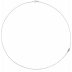 14K White Gold .015 CTW Natural Diamond Off-Center Angel Wing 18" Necklace