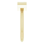 14K Yellow Gold .03 CT Natural Diamond Engravable Heart Ring