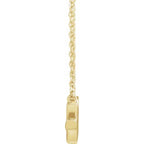 14K Yellow Gold Happy 18" Necklace