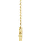 14K Yellow Gold Happy 16" Necklace