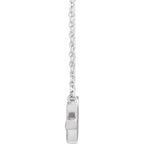 Sterling Silver Happy 18" Necklace