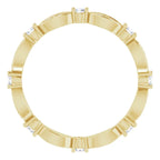 14K Yellow Gold 1/2 CTW Natural Diamond Eternity Band