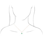 14K Yellow Gold Natural White Opal Charm/Pendant