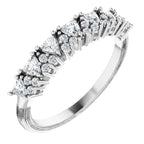 14K White Gold 1/2 CTW Natural Diamond Anniversary Band