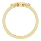 14K Yellow Gold Holy Spirit Dove Ring