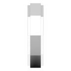 14K White Gold 6 mm Geometric Stepped Edge Band