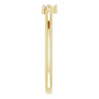 14K Yellow Gold .04 CTW Natural Diamond Cluster Ring