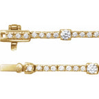 14K Yellow Gold 4 CTW Lab-Grown Diamond 16" Necklace