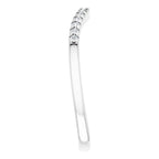 14K White Gold 1/10 CTW Natural Diamond French-Set Band