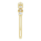 14K Yellow Gold 1/5 CTW Natural Diamond Anniversary band