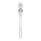 14K White Gold 1/5 CTW Natural Diamond Anniversary band