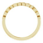 14K Yellow Gold Matching Band