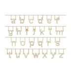 14K White Gold 1/8 CTW Natural Diamond Lowercase Initial a 16-18" Necklace
