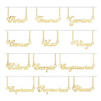 14K Yellow Gold Virgo Zodiac 18" Necklace