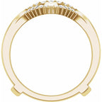 14K Yellow Gold Ring Guard