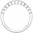 14K White Gold 2 CTW Lab-Grown Diamond Anniversary Band