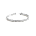 DiamondX 1 Carat Genuine Diamond X-Link Tennis Bracelet 7.50 inch in Sterling Silver