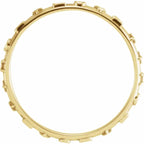 14K Yellow Gold True Love Chastity Ring