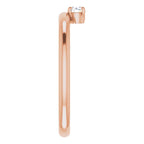 14K Rose Gold 1/10 CT Diamond Stackable Ring