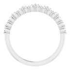 14K White Gold 5/8 CTW Lab-Grown Diamond Stackable Ring