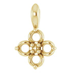 14K Yellow Gold Youth Pendant Mounting