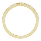 14K Yellow Gold 1/10 CTW Natural Diamond Band