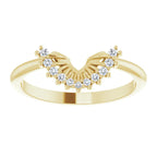 14K Yellow Gold .08 CTW Diamond Band