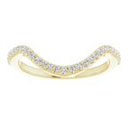 14K Yellow Gold 1/5 CTW Diamond Band