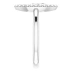 14K White Gold Miraculous Medal Ring