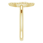 14K Yellow Gold Miraculous Medal Ring