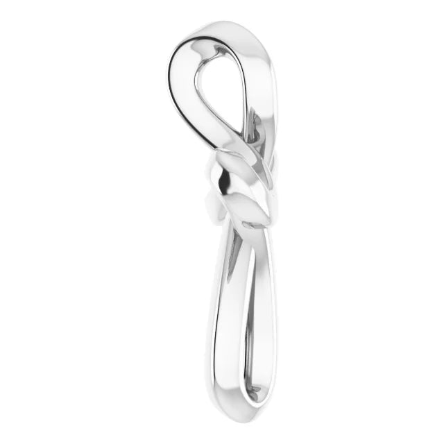 14K White Gold Youth Cross Pendant