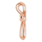 14K Rose Gold Youth Cross Pendant