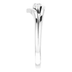 Sterling Silver Imitation White Cubic Zirconia Ring