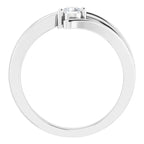 Sterling Silver Imitation White Cubic Zirconia Ring