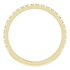 14K Yellow Gold 1/3 CTW Natural Diamond Matching Band