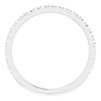 14K White Gold 1/3 CTW Natural Diamond Matching Band