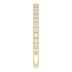 14K Yellow Gold 1/3 CTW Natural Diamond Matching Band
