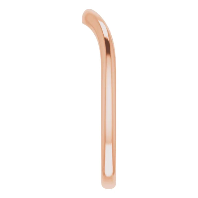 14K Rose Gold Matching Band