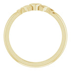 14K Yellow Gold Claddagh Ring